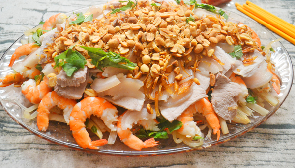 Những món ăn cực ngon làm từ rong sụn muối